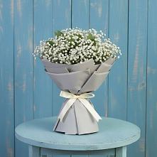 Букет цветов из:  Гипсофила в Бабяково