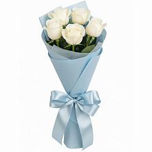 Букет 5 Белых роз Проуд #REPLACE_PRED# Бабяково