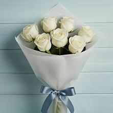 Букет 7 Белых роз Эдлесс Лав #REPLACE_PRED# Бабяково
