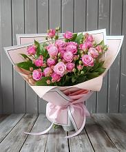 Букет Розовый кустик в Бабяково