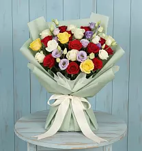 Букет цветов из:  Розы в Бабяково