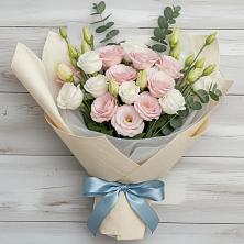 Букет цветов из:  Лизиантусы в Бабяково