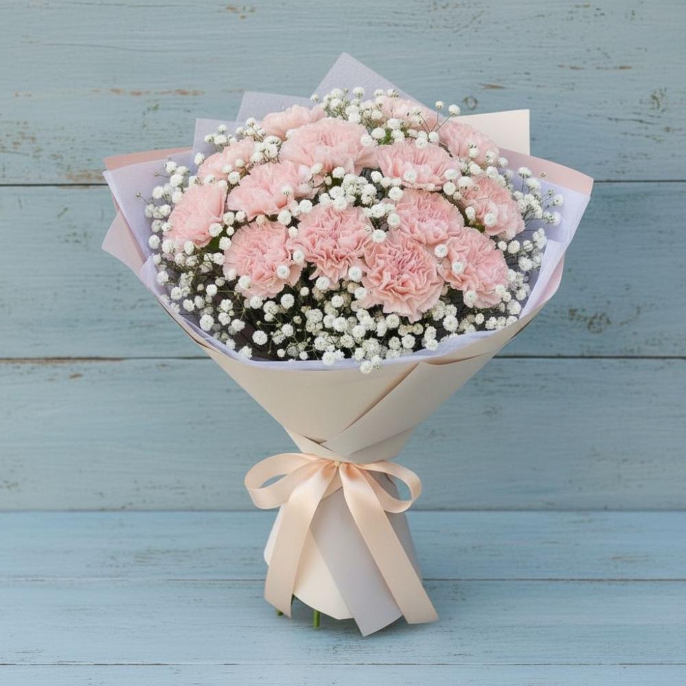 Букет цветов из: Гвоздики в Бабяково