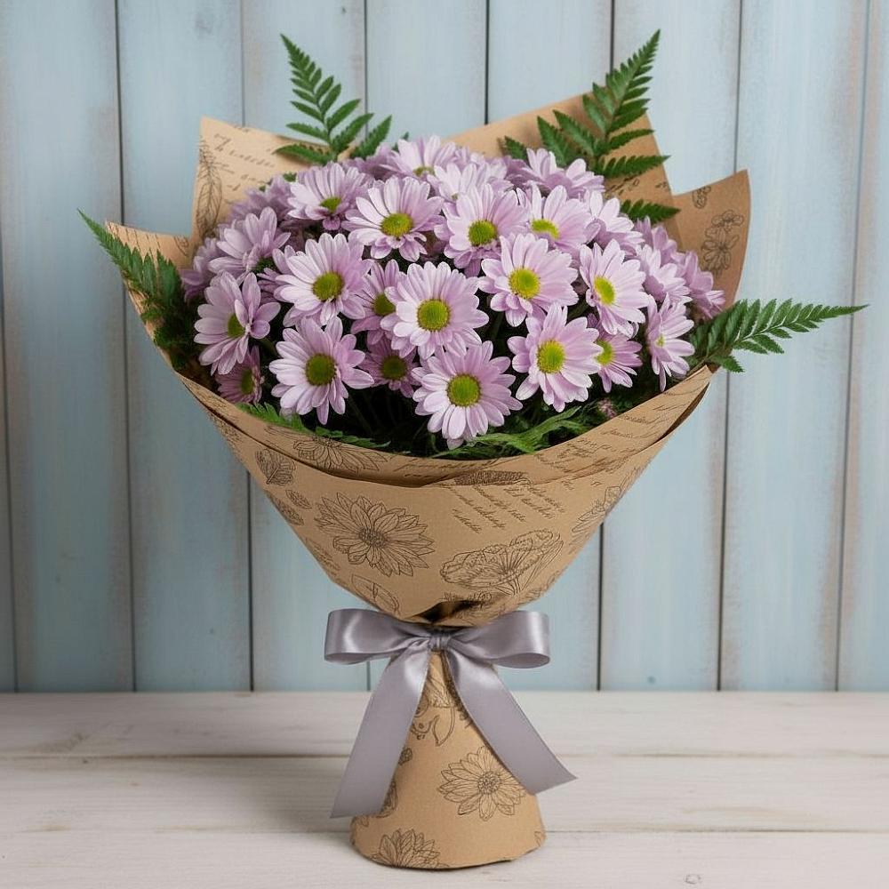 Букет цветов из: Хризантемы в Бабяково