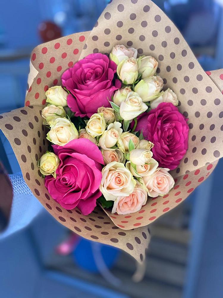 Букет цветов из: Розы в Бабяково