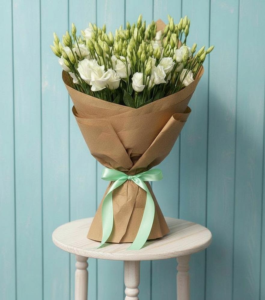 Букет цветов из: Лизиантусы в Бабяково