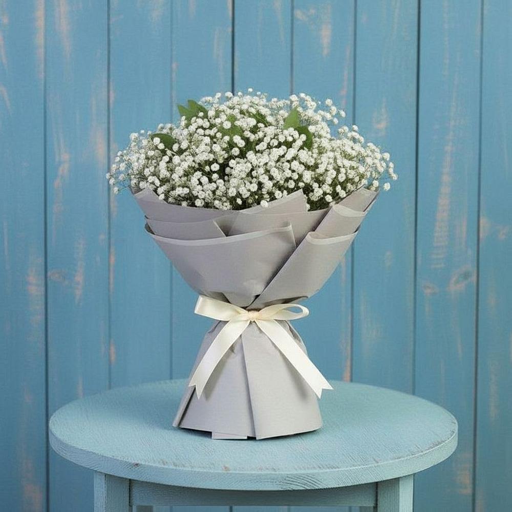 Букет цветов из: Гипсофила в Бабяково