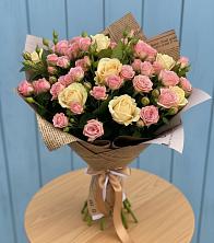 Букет цветов из:  Розы в Бабяково