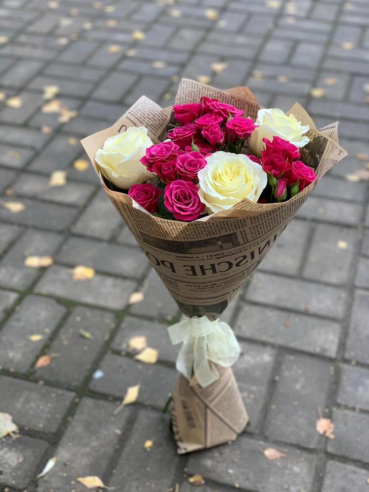 Букет цветов из: Розы в Бабяково