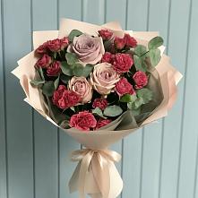 Букет цветов из:  Гвоздики и Розы в Бабяково