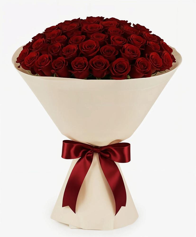 Букет 101 Бордовая роза Блэк Бакарра в Бабяково