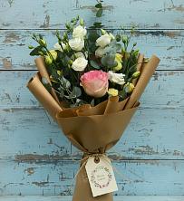 Букет цветов из:  Розы и Лизиантусы в Бабяково