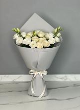 Букет цветов из:  Розы и Лизиантусы в Бабяково